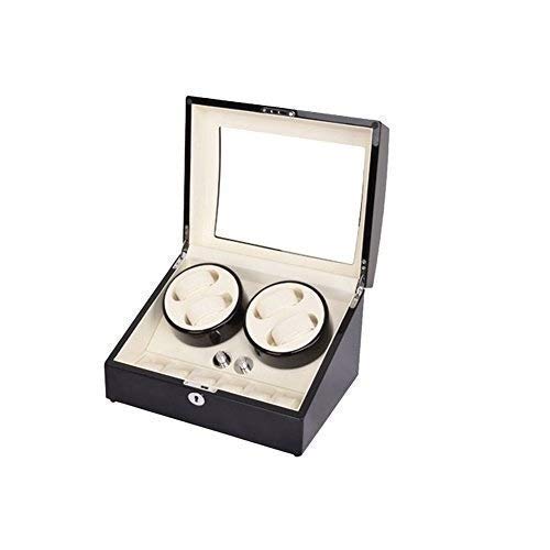 Bobinadora de rotación automática de reloj para el vestidor con espacio de almacenamiento para 4 piezas 2