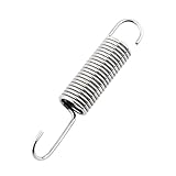 GNPADR 3-5/8' Stainless Steel Replacement Recliner Sofa Mechanism Tension Spring - Long Neck Hook