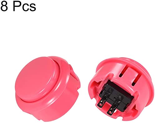 Lot De 10 Boutons Poussoirs Arcade 30mm Bleus - Interrupteur Momentané Pour Jeux Vidéo - Neuf Uxcell