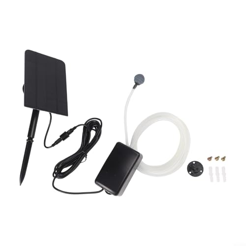 babominimer Solar Oxygen - Aeratore solare per laghetto da 2,5 W, 6 V, con linea di collegamento da 3 metri, per acquari e laghetti da giardino