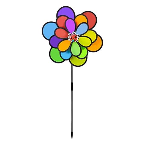 Molinillo de Viento Flores para Jardín y Balcón Cover