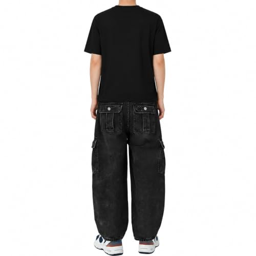 Tenfinordi Boys Barrel Cargo Jeans