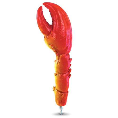 Planet Pens Crab Claw Writing Pen - Cute Ocean-Themed Novelty Pen, Cool Ballpoint Pen, Fun Black Ink Pen for School or Office, Cool Ballpoint Pen for Boys and Girls, Realistic Crab Claw Resin Pen