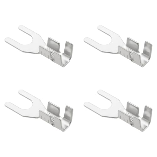 be in your mind Lot de 100 Cosses à Fourche Non Isolées M3 en Cuivre étamé à Sertir pour Automobile Et Moto 0,5-1,5 Mm²