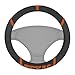 FANMATS 14825 NCAA University of Texas Longhorns Polyester Steering Wheel Cover