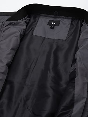 Image of Dennis Lingo Men's Polyester Long length Long Sleeves Bomber Jacket - Mandarin Collar, Welt Pocket, Lightweight, Casual Winterwear