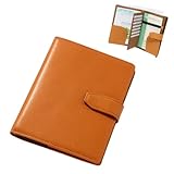 [スノビスト] お薬手帳 ケース 一目瞭然通院ウォレットBIZ 日本製レザー使用 診察券入れ メンズ (ライトブラウン)