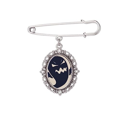 Broche Halloween art déco d'exception pour robe et chemise M