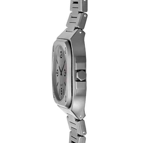 Image of Acnos Men's Premium Fiber Quartz Analog Watch - Luxury Square Dial Casual & Business Wrist Watch for Men