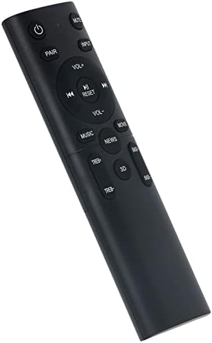 Universal Replacement IR Remote Control For Vizio Sound Bars (Model XRS321)