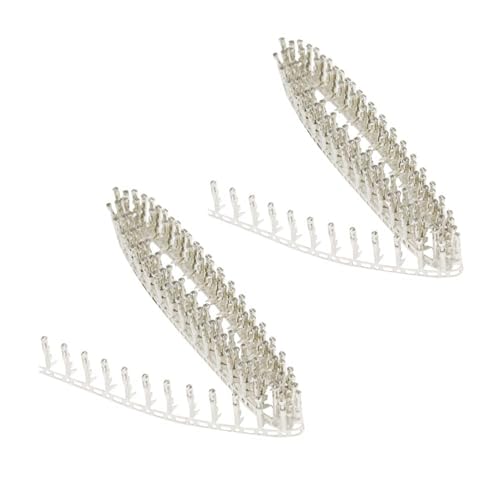 Image of Ferwooh 200PCS 2.54mm 18-24awg Female Pins Connector Kit Female Crimp Terminal Connector for Dupont Jumper Wire Cable Connector