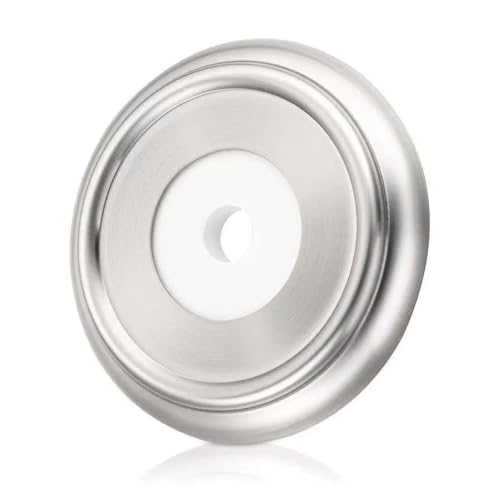 FACAIIO Garniture chromée pour bec de baignoire en acier inoxydable avec joint en mousse pour robinets de baignoire standard