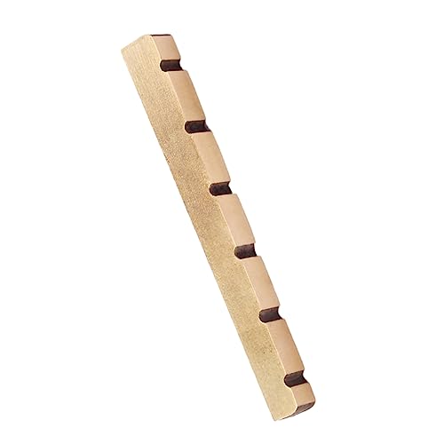 GOOHOCHY Upgrade Your Bass This 42mm Brass Guitar Nut Slotted for 6-string Electric Bass