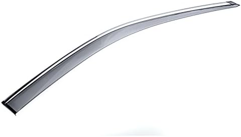 WellVisors Window Visors Wind Deflectors Compatible with Honda 2016-2022 Pilot with Chrome Trim Rain Guards 3-847HD029