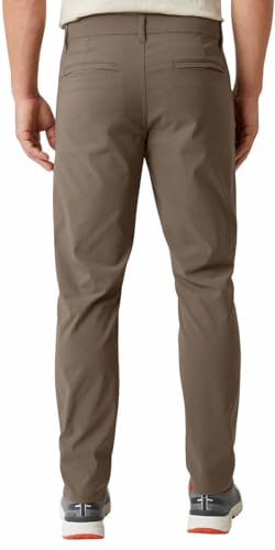 Weatherproof Vintage Mens Mid-Weight Mid Rise Tech Pant (US, Waist Inseam, 34, 32, Regular, Regular, Tan)2
