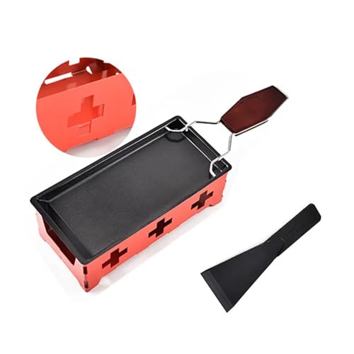 Mini Juego De Raclette, Queso Raclette Antiadherente Con Mango De Madera, Espátula Para Queso, Accesorio Antiadherente Para Placa De Parrilla Para Horno, Herramienta Para Asar En La Cocina Del Hogar(R