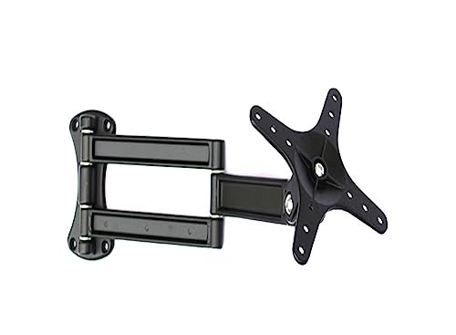 14-27 Inch LCD LED Flat Panel TV Wall Mount Aluminum Alloy 360 Degree Full Rotation Retractable Monitor Holder Mount Arm