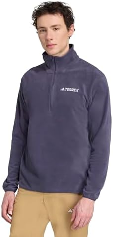 adidas Men's Terrex Multi Essentials Half-zip Fleece Hiking Jacket