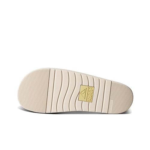 Image of REEF Ojai Two Bar Women's Fashion Slide Sandal, Premium Leather, Soft Cushion Footbed