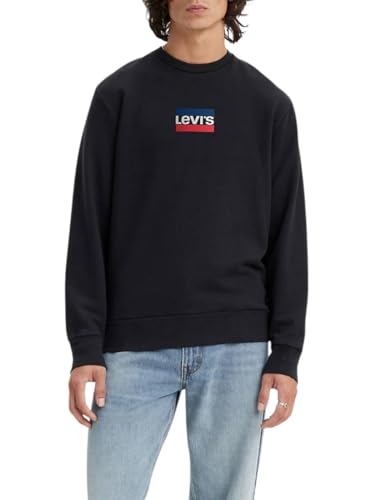 Levi's Herren Standard Graphic Crew Sweatshirt,Mini Sportswear, Pirate Black,XS – Ansicht 3