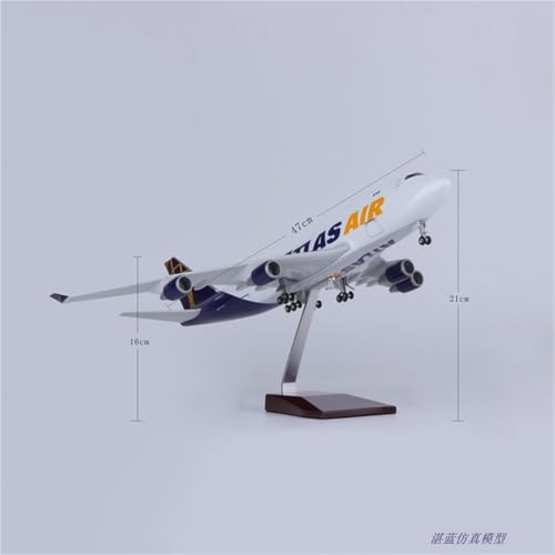 Modelo a escala avión 1:150 Atlas Air acabado detallado 3
