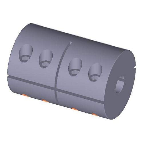 Climax Metal R2CC-100-100, R2CC Re-Machinable Coupling, Steel, Black Oxide (Pack of 2 pcs)