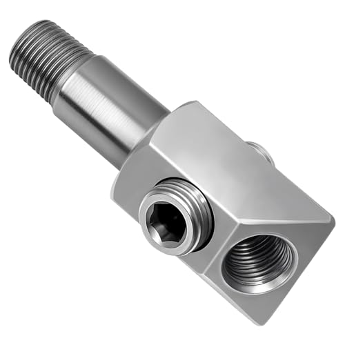 Oil Pressure Sensor Adapter 1/8-27 NPT Port Thread Plugs for Chevy/GM Small Block Engine