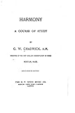 Harmony, A Course of Study