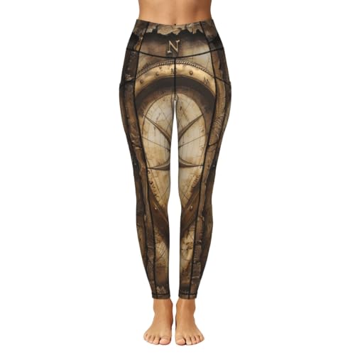 Pantalones de yoga holgados EnkzpoHen con estampado náutico para descanso diario de mujer 2