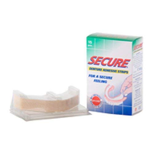 Bioforce USA Secure Denture Adhesive Strips, 15 PC (Pack of 3) Amazon
