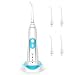 TENKER Cordless Water Flosser with 4 Jet Tips, Rechargeable Oral Irrigator 4-Mode High Capacity Water Tank Portable Dental Irrigator for Home Travel