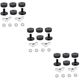 Toyvian 3pcs Drum Cymbal Accessory Set Cymbal Felt Washers Sleeves for Enhanced Grey for Drum Includes Base Felt Pads for