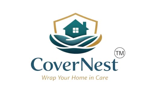 Image of Covernest Semi Automatic Washing Machine Cover, Dustproof, Compatible with 6 Kg - 7.5 Kg Washing Machines (WMC-BLACK SQUARE SEMI)