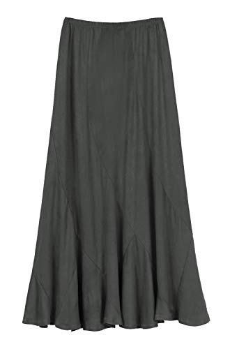 Urban CoCo Women's Vintage Elastic Waist A-Line Long...