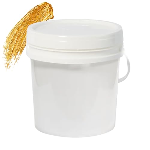 Pintura al agua oro de 200g para manualidades y decoración ecológica