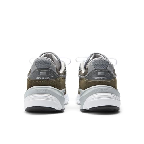New Balance New Balance Unisex Made in USA 990 V6 Sneaker,Olive/Grey,Men 7 / Women 8.5