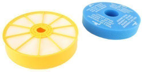 First4spares Dyson Compatible Washable Round Pre Motor Side Filter to fit DC07 Vacuum Cleaners (Yellow/Blue)
