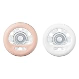 Tommee Tippee Woodland Wonders Breast-Like Baby Pacifier | BPA-Free, Silicone (0-6 Months, Blush/Moonbeam, 2 Count)