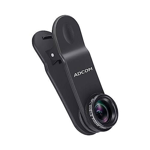 Adcom CPL Filter Mobile Phone Camera Lens – Compatible with All iPhone & Android Smartphones (Black)