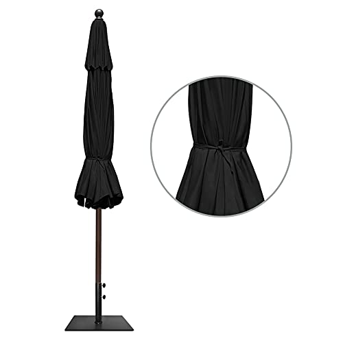 Eliteshade Usa 10-Year-Non-Fading 11Ft Market Umbrella Patio Outdoor Cylinder Auto Push-Up Table Umbrella With Ventilation thumb #6