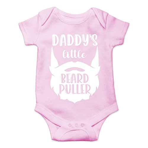 Image of Daddy's Little Beard Puller - Funny Baby Essentials Bodysuit - Cute Newborn Baby Girl Clothes