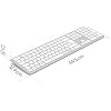 Hama Wireless Keyboard (Multi Device Keyboard with Radio/Bluetooth for PC, Smartphone, Tablet, Full Format, Battery, Silent Scissor Keys, Multimedia Keys, German QWERTZ Layout) White