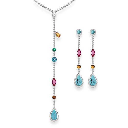 Preisvergleich Produktbild Thomas Sabo Damen-Schmuck-Sets Silber_vergoldet SET0534-655-7-L50v