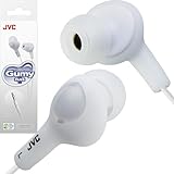 JVC HAFX5W Gumy Plus Inner Ear Headphones (White)