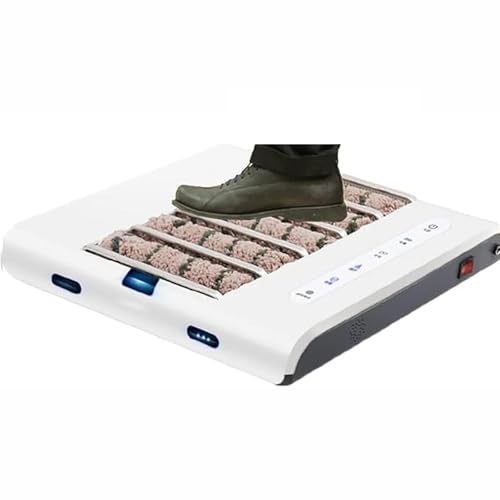 KHZKHC Cireuse À Chaussures À Induction Automatique, Cireuse À Chaussures Électrique, 260 TR/Min, 1000 Pa, Double Détection Intelligente, pour Talons Hauts, Chaussures Plates, Pantoufles