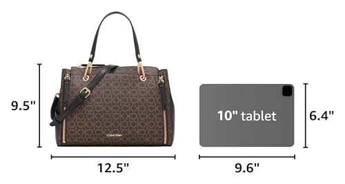 Image of Calvin Klein Bubble Lamb Novelty Organization Satchel