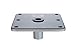 attwood SP-67749 Swivl-Eze Lock'N-Pin Aluminum 7-Inch x 7-Inch Marine Boat 3/4-Inch Pedestal Base