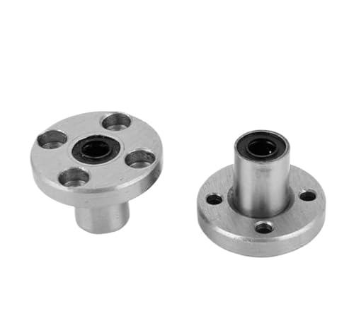 Roulement LMF6UU 6mm à billes avec bride ronde pour guidage CNC sans friction