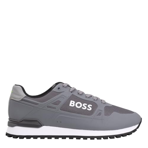 Image of BOSS Mens L_mltx 10272296 01 Runners Grey 062 10