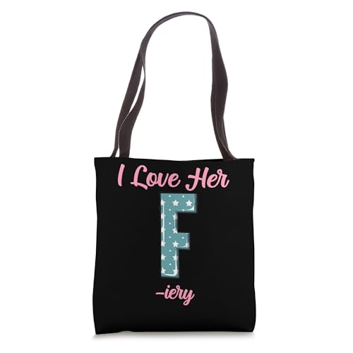 I Love Her Feiry Girls Good Words Tote Bag